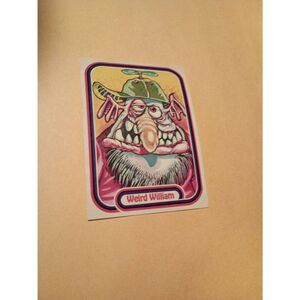 1988 Leaf Awesome All Stars Trading Card 27 Weird William Baseball Parody